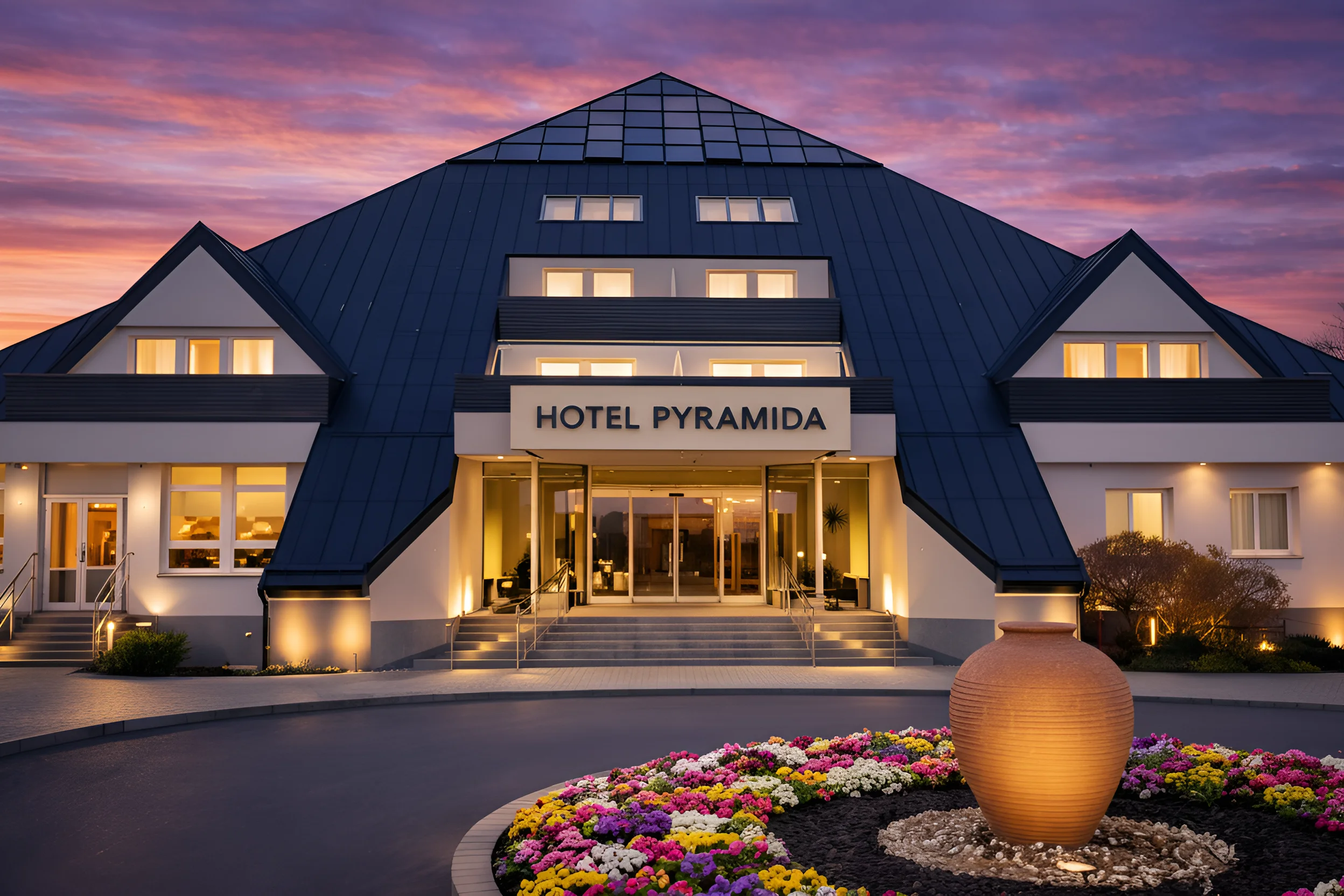 Lázeňský hotel Pyramida I in Františkovy Lázně, Czech Republic