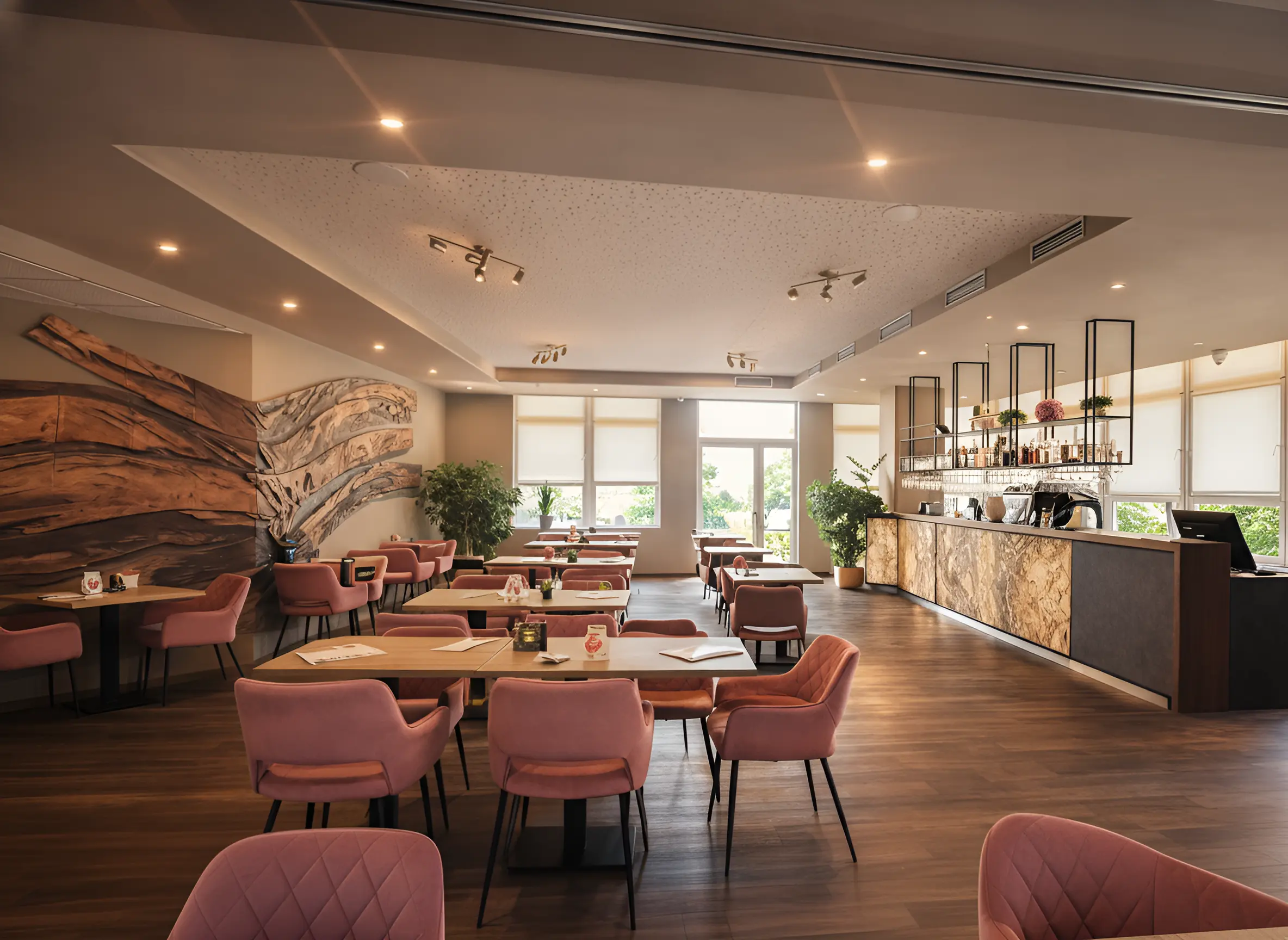 Atmosféra kavárny Café Pyramida
